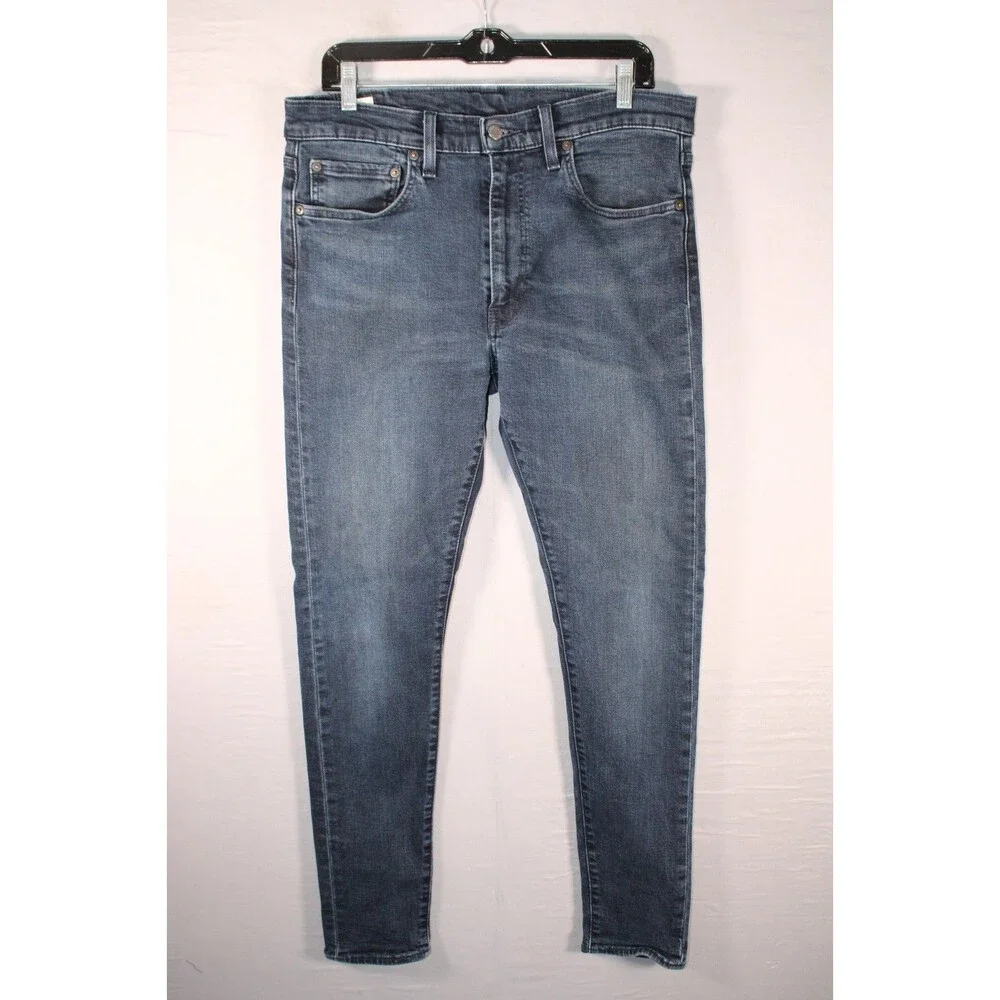 Levi's Men's Straight Jeans - Faded Indigo Blue